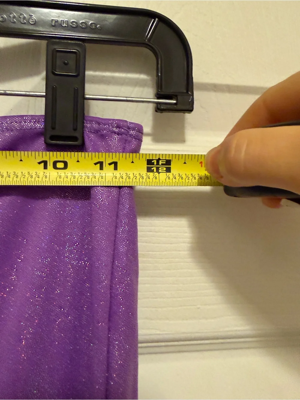 Purple Mermaid Skirt with Ruffled Hem